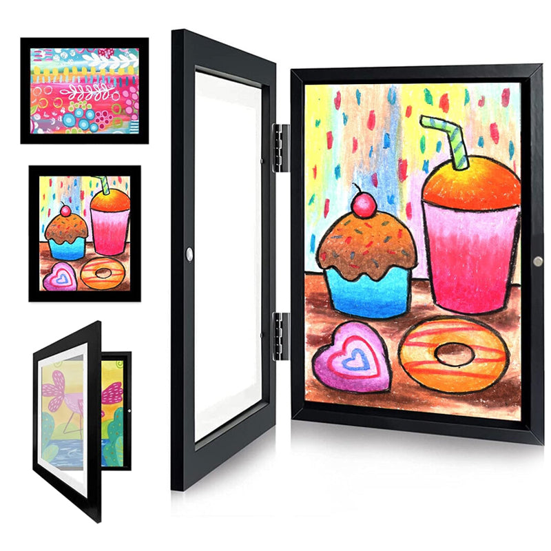 A4 Magnetic Front Opening Interchangeable Home Decor Photo Frame_9