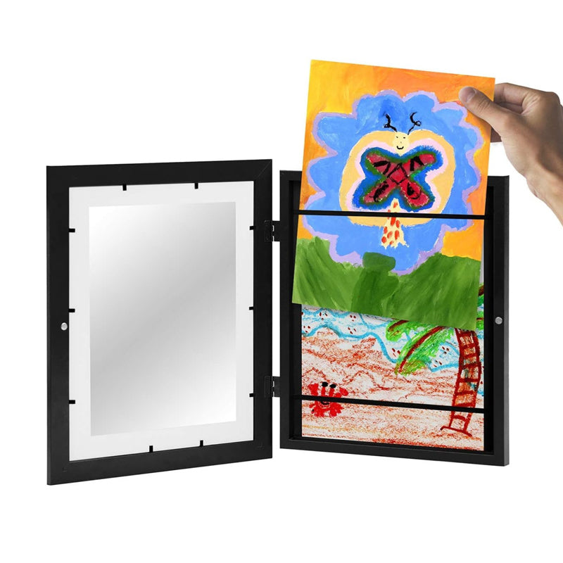 A4 Magnetic Front Opening Interchangeable Home Decor Photo Frame_0